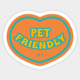 Pet friendly Sticker